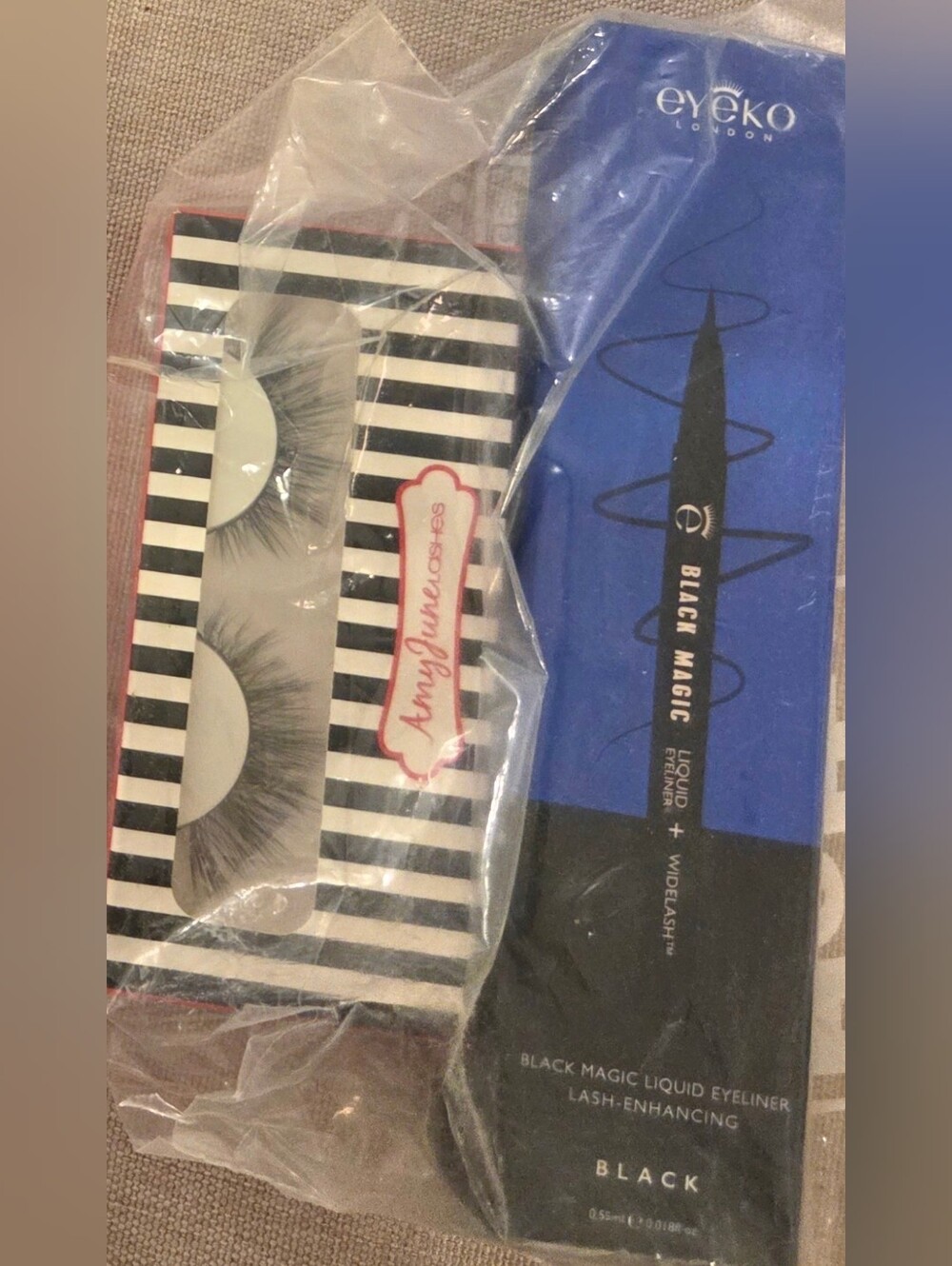 Amy June Lashes & Eyeko Eye Liner